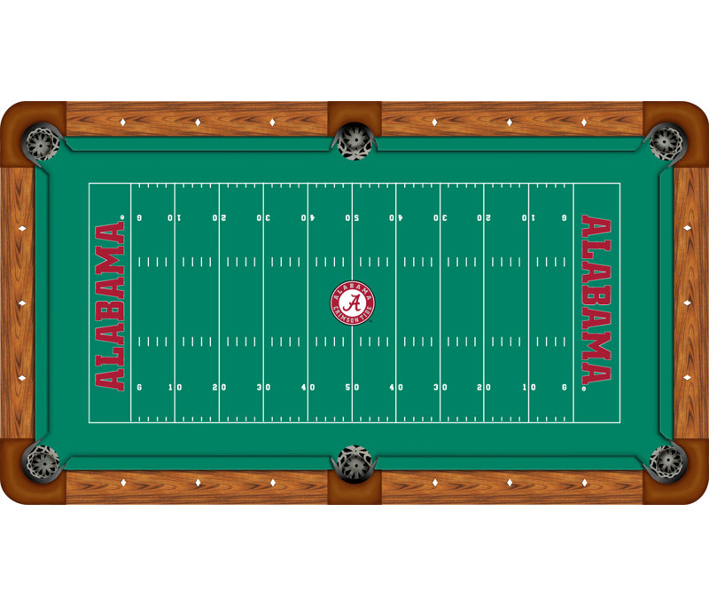 Wave 7 NCAA Football Field Recreational Billiard Table Felt Wayfair
